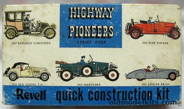 Revell 1/32 1913 Mercedes Highway Pioneers, H54-89 plastic model kit